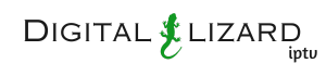 Digital Lizard Logo Black