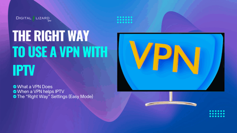 The Right Way to Use a VPN With IPTV